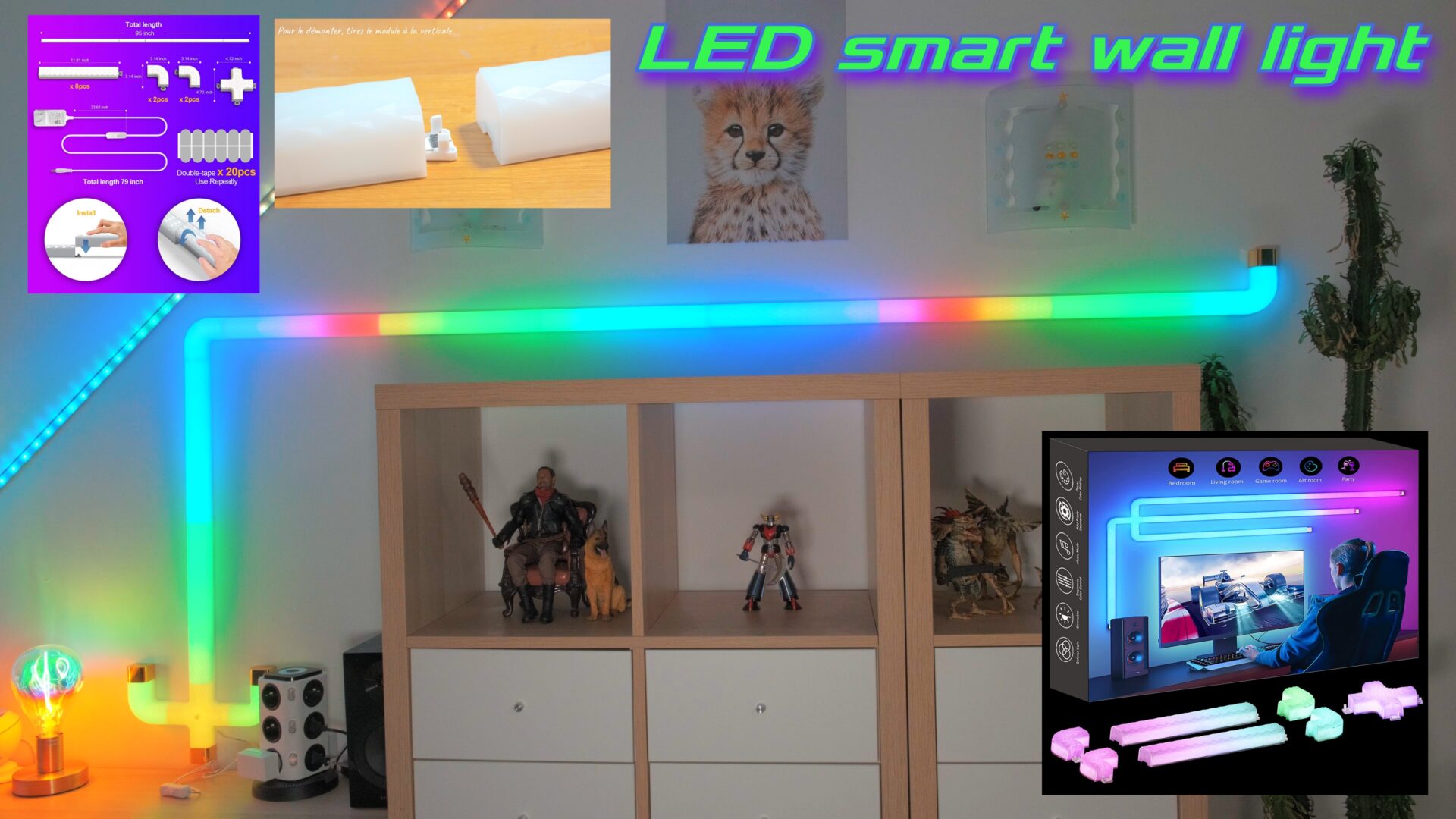 Comment installer un ruban LED multicolore 2 méthodes TUTO
